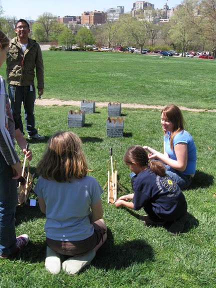 Children playing with toys