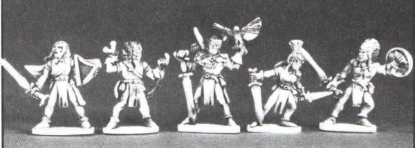 MiB 1443 Wood Elf Wizards & Druids Grenadier Fantasy Warriors