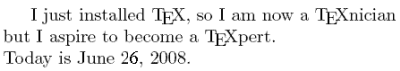 An excerpt from a LaTeX document I was working on