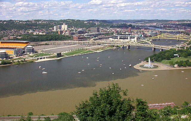  Confluence of Monongahela and Allegheny rivers 2003/7/19