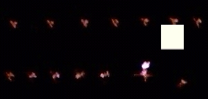 Several frames, from 2002/4/16 01:04:00 to 01:07:46 UTC